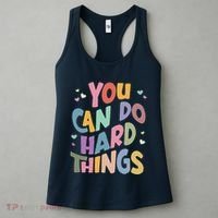 Test Day Teacher You Can Do Hard Things Women's Tank Top thumb 3