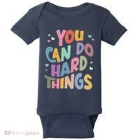 Test Day Teacher You Can Do Hard Things Baby Bodysuit thumb 0