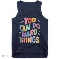 Test Day Teacher You Can Do Hard Things Tank Top thumb 0