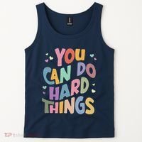 Test Day Teacher You Can Do Hard Things Tank Top thumb 2