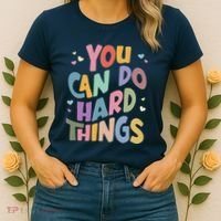 Test Day Teacher You Can Do Hard Things Women's T-Shirt thumb 2