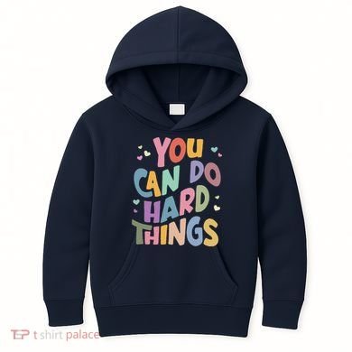 Test Day Teacher You Can Do Hard Things Kids Hoodie