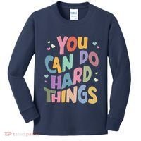 Test Day Teacher You Can Do Hard Things Kids Long Sleeve Shirt thumb 0