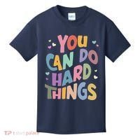 Test Day Teacher You Can Do Hard Things Kids T-Shirt thumb 0