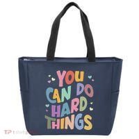 Test Day Teacher You Can Do Hard Things Tote Bag thumb 0