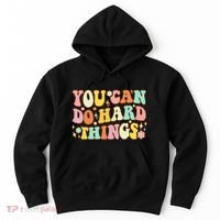 Test Day Teacher You Can Do Hard Things Hoodie thumb 0