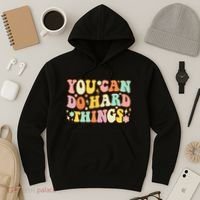 Test Day Teacher You Can Do Hard Things Hoodie thumb 3