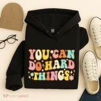 Test Day Teacher You Can Do Hard Things Hoodie thumb 4