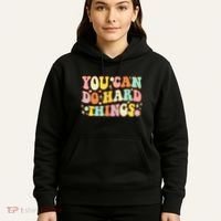 Test Day Teacher You Can Do Hard Things Hoodie thumb 5