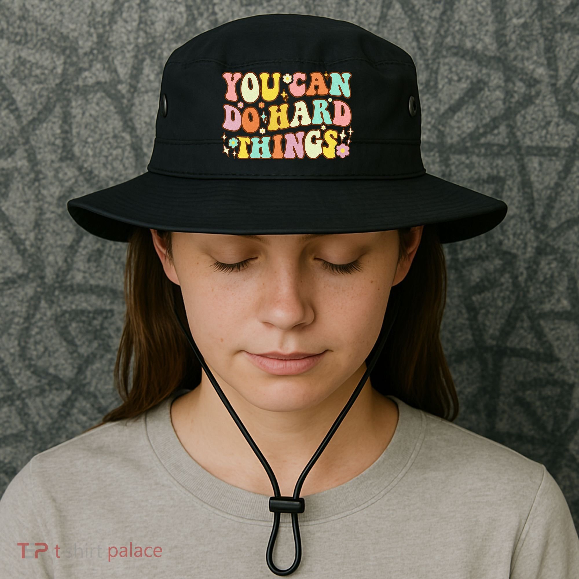 Test Day Teacher You Can Do Hard Things Bucket Hat