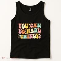Test Day Teacher You Can Do Hard Things Tank Top thumb 2