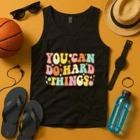 Test Day Teacher You Can Do Hard Things Tank Top thumb 4