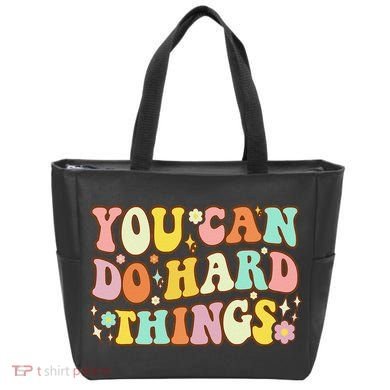 Test Day Teacher You Can Do Hard Things Tote Bag
