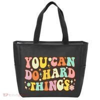 Test Day Teacher You Can Do Hard Things Tote Bag thumb 0