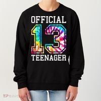 Tie Dye Teenager 13th Birthday Women's Sweatshirt thumb 0