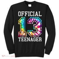 Tie Dye Teenager 13th Birthday Sweatshirt thumb 0