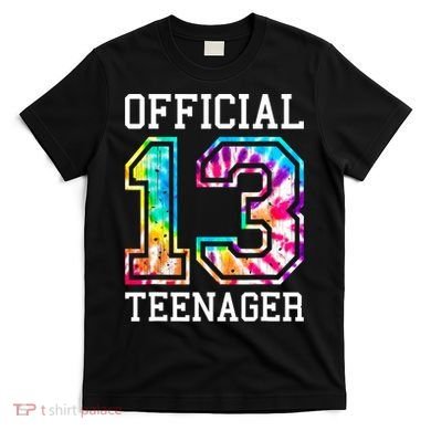 Tie Dye Teenager 13th Birthday T-Shirt