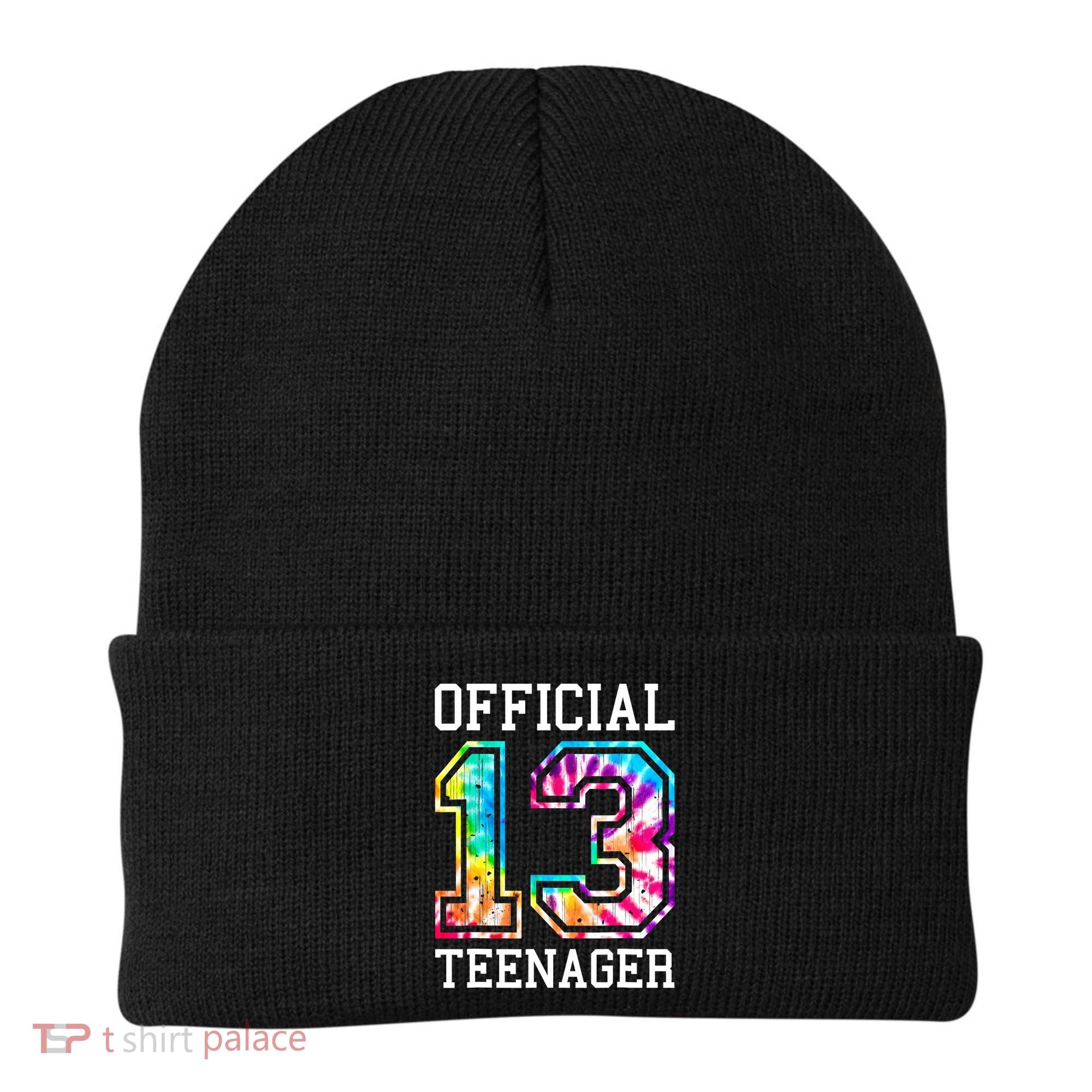 Tie Dye Teenager 13th Birthday Beanie