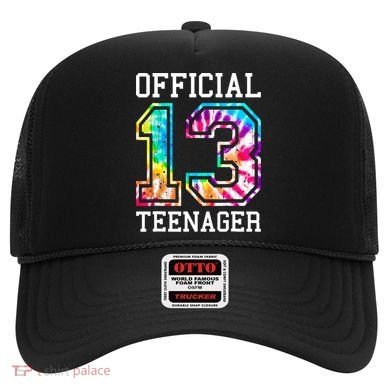 Tie Dye Teenager 13th Birthday Hat