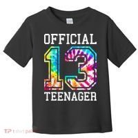 Tie Dye Teenager 13th Birthday Toddler T-Shirt thumb 0