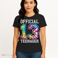 Tie Dye Teenager 13th Birthday Women's T-Shirt thumb 4