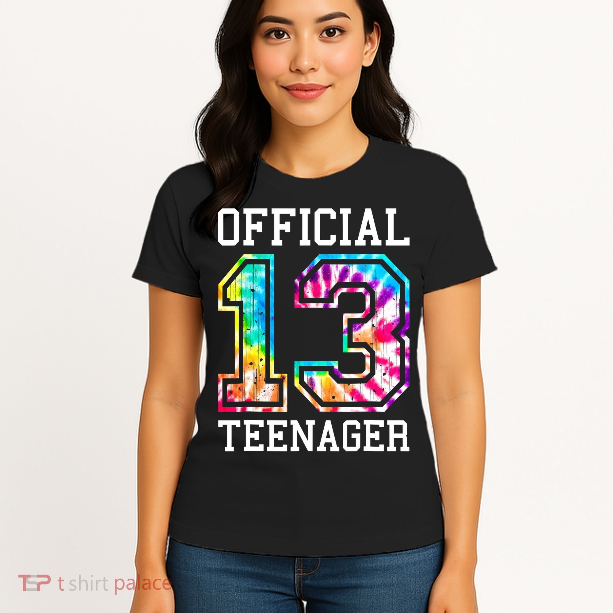 Tie Dye Teenager 13th Birthday Women's T-Shirt