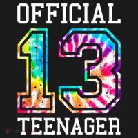 Tie Dye Teenager 13th Birthday Kids T-Shirt thumb 4