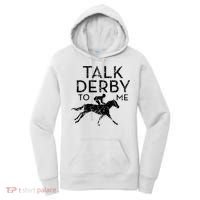Talk Derby to me I Horse Owner Lover Jockey Women's Hoodie thumb 0