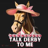 Talk Derby To Me Horse Racing Lover Women's Hoodie thumb 2