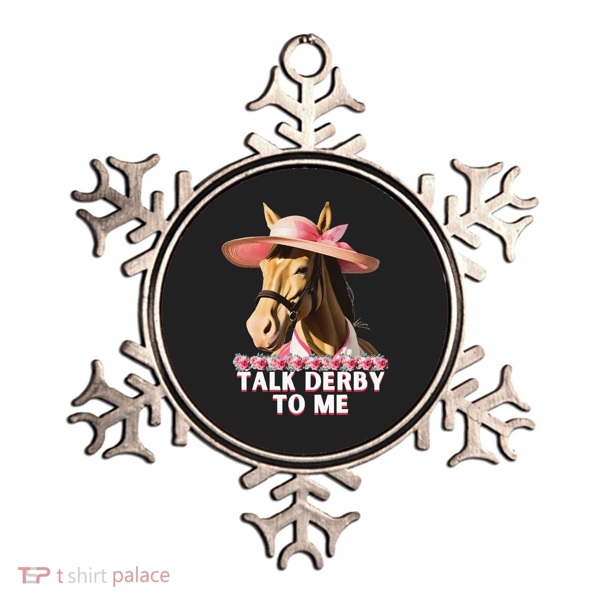 Talk Derby To Me Horse Racing Lover Ornament
