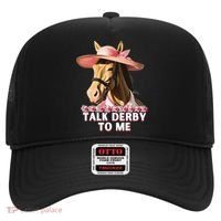 Talk Derby To Me Horse Racing Lover Hat thumb 0
