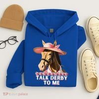 Talk Derby To Me Horse Racing Lover Hoodie thumb 4