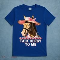 Talk Derby To Me Horse Racing Lover T-Shirt thumb 5