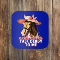 Talk Derby To Me Horse Racing Lover Coaster thumb 0