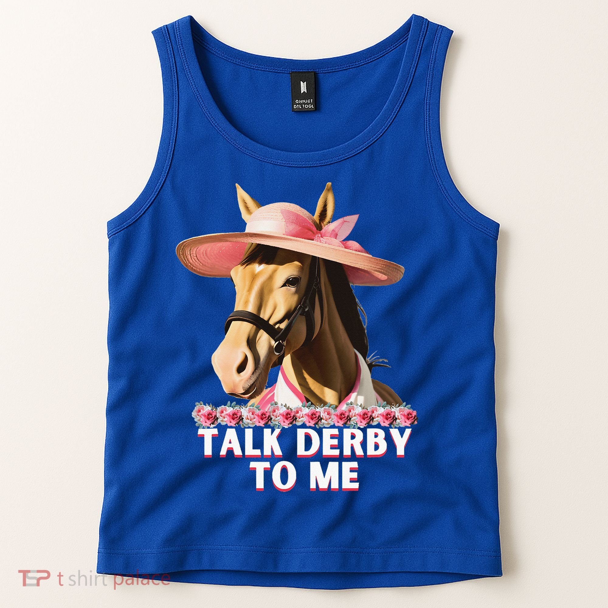 Talk Derby To Me Horse Racing Lover Tank Top