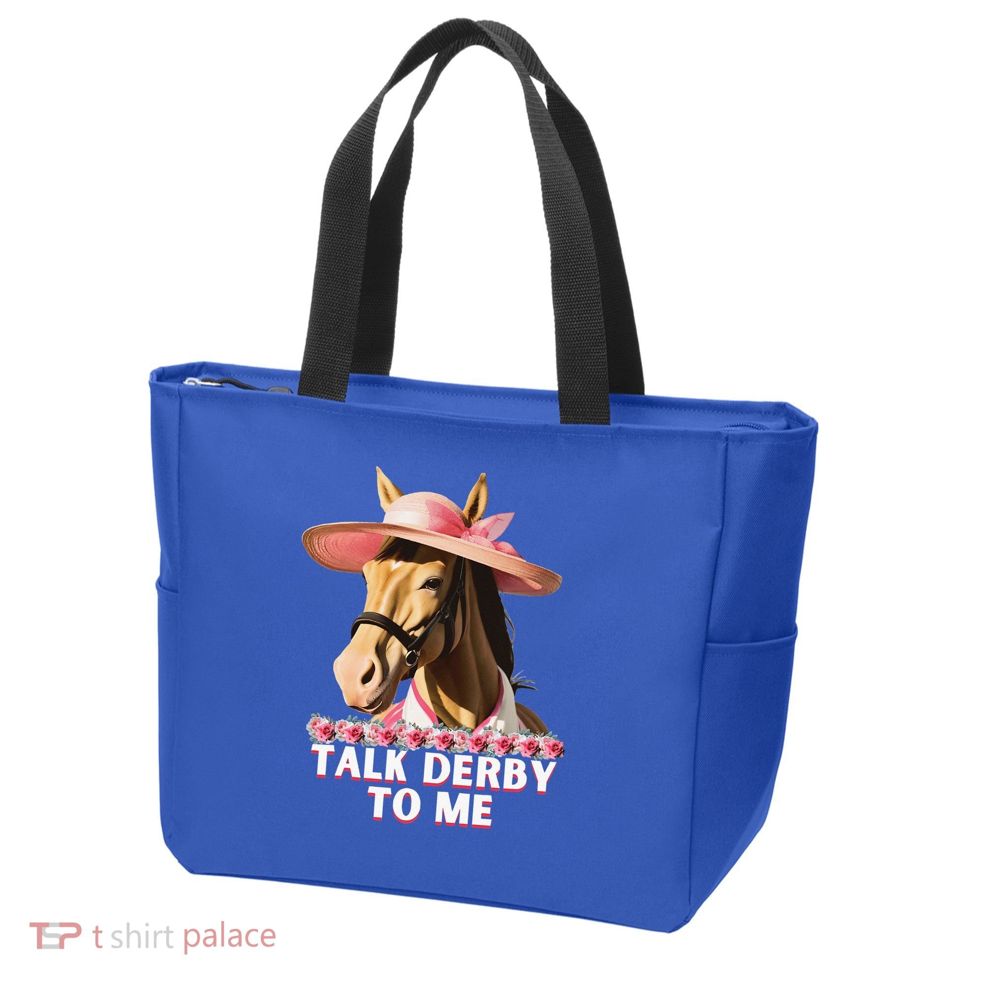 Talk Derby To Me Horse Racing Lover Tote Bag