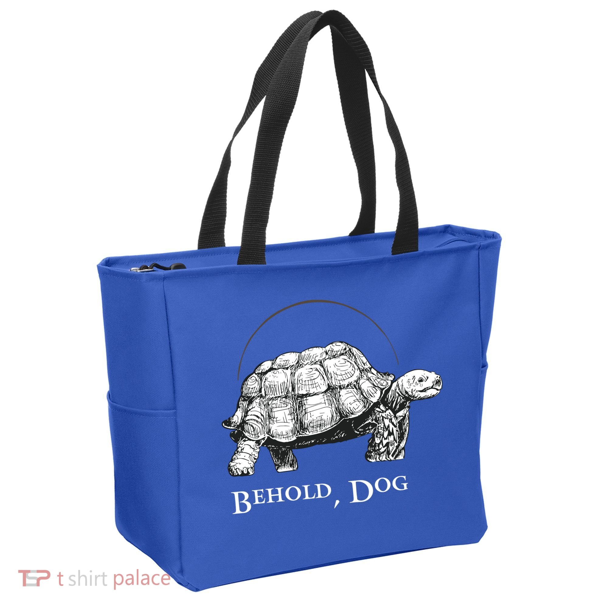 Turtle Dog Tote Bag