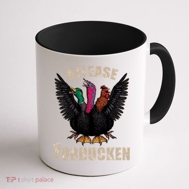 Thanksgiving Day Turkey Turducken Kaiju Monster Ugly Sweater Cute Gift Coffee Mug back