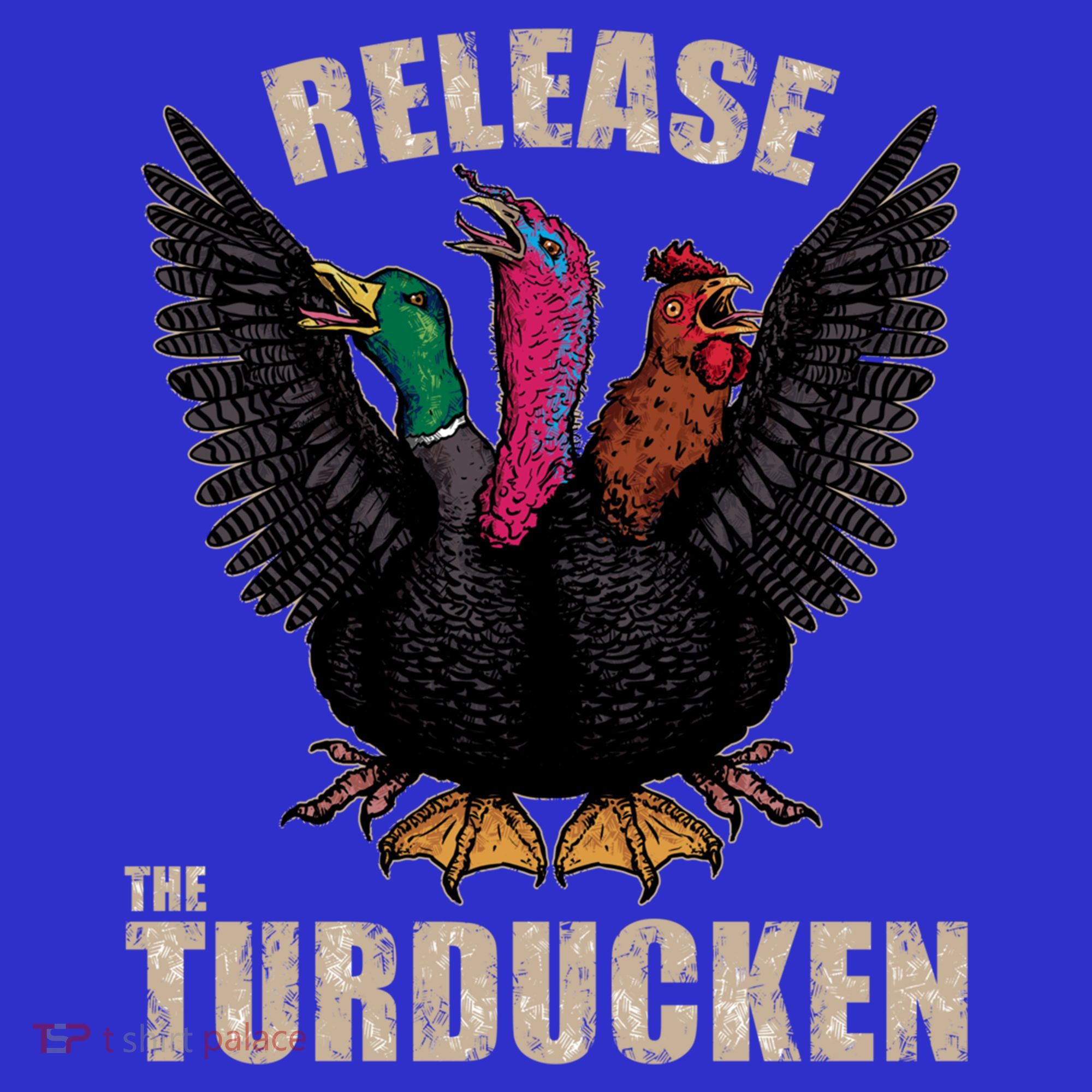 Thanksgiving Day Turkey Turducken Kaiju Monster Ugly Sweater Cute Gift Long Sleeve Shirt