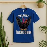 Thanksgiving Day Turkey Turducken Kaiju Monster Ugly Sweater Cute Gift T-Shirt thumb 2
