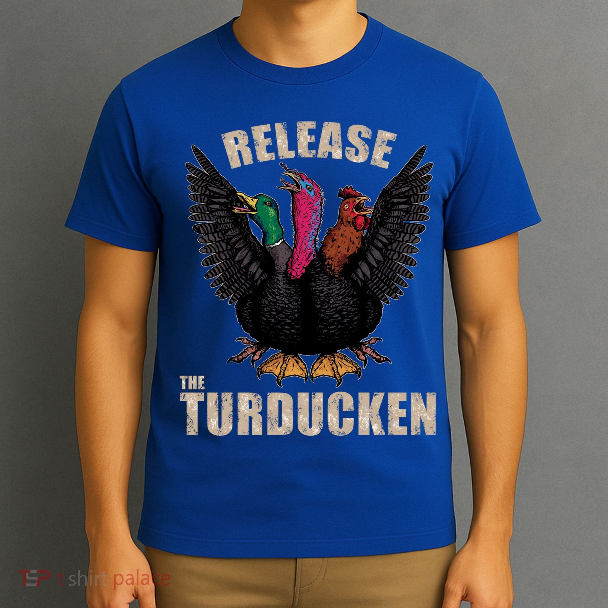 Thanksgiving Day Turkey Turducken Kaiju Monster Ugly Sweater Cute Gift T-Shirt