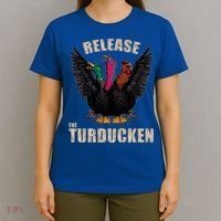 Thanksgiving Day Turkey Turducken Kaiju Monster Ugly Sweater Cute Gift T-Shirt thumb 4