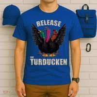 Thanksgiving Day Turkey Turducken Kaiju Monster Ugly Sweater Cute Gift T-Shirt thumb 6