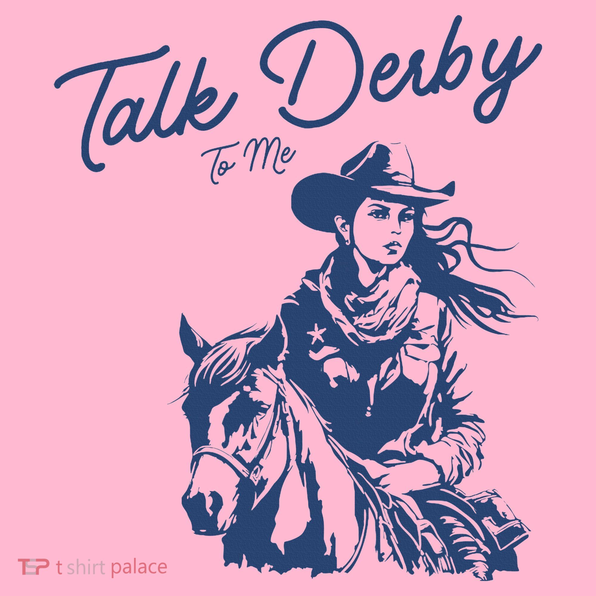 Talk Derby To Me Funny Horse Racing Lover Derby Day 2024 Coaster