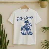 Talk Derby To Me Funny Horse Racing Lover Derby Day 2024 T-Shirt thumb 2