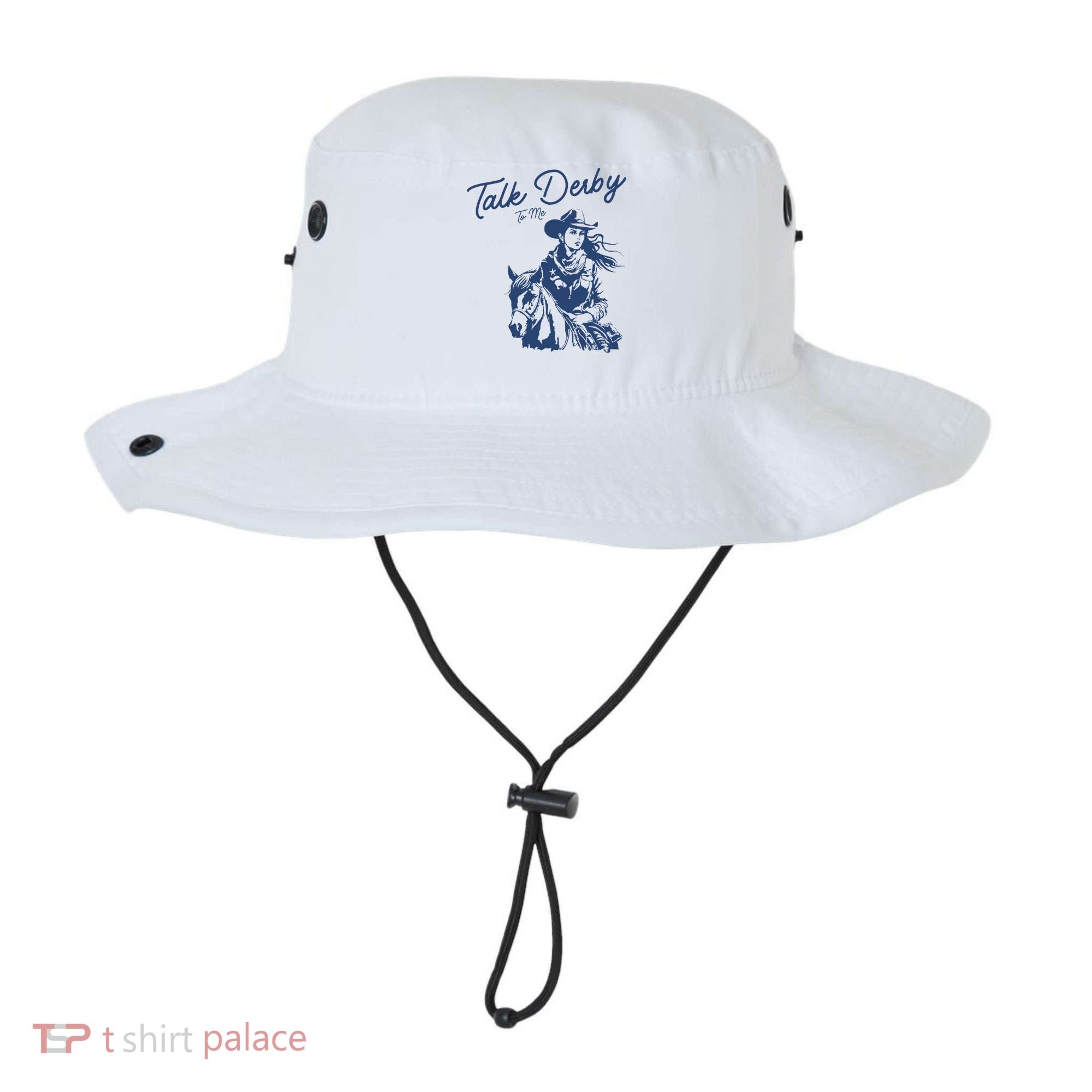 Talk Derby To Me Funny Horse Racing Lover Derby Day 2024 Bucket Hat