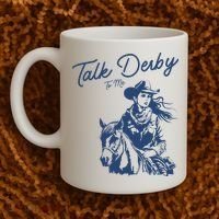 Talk Derby To Me Funny Horse Racing Lover Derby Day 2024 Coffee Mug thumb 2