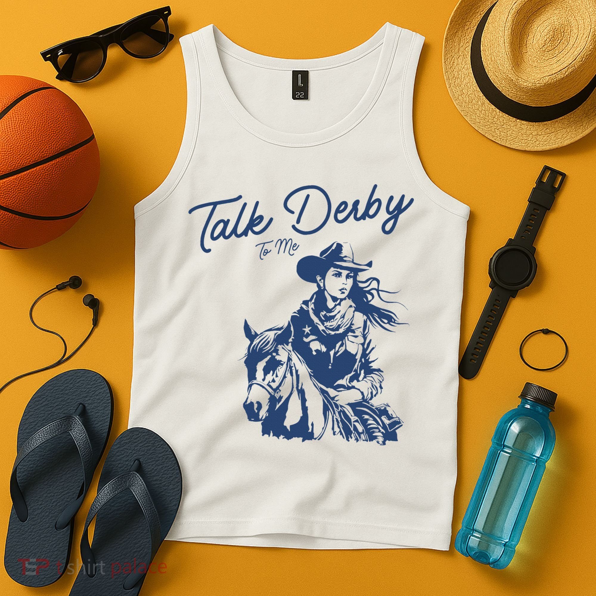 Talk Derby To Me Funny Horse Racing Lover Derby Day 2024 Tank Top