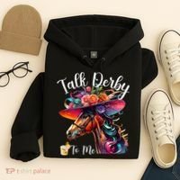 Talk Derby To Me Funny Racing Horse Hoodie thumb 4