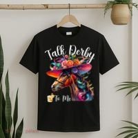 Talk Derby To Me Funny Racing Horse T-Shirt thumb 2